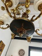Empire lamp met beelden brons., Antiek en Kunst, Antiek | Lampen, Ophalen
