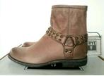 NEW! Frye Cowboy biker boots enkellaarsjes 7,5 39 Beige, Verzenden, Beige, Lage of Enkellaarzen, Nieuw