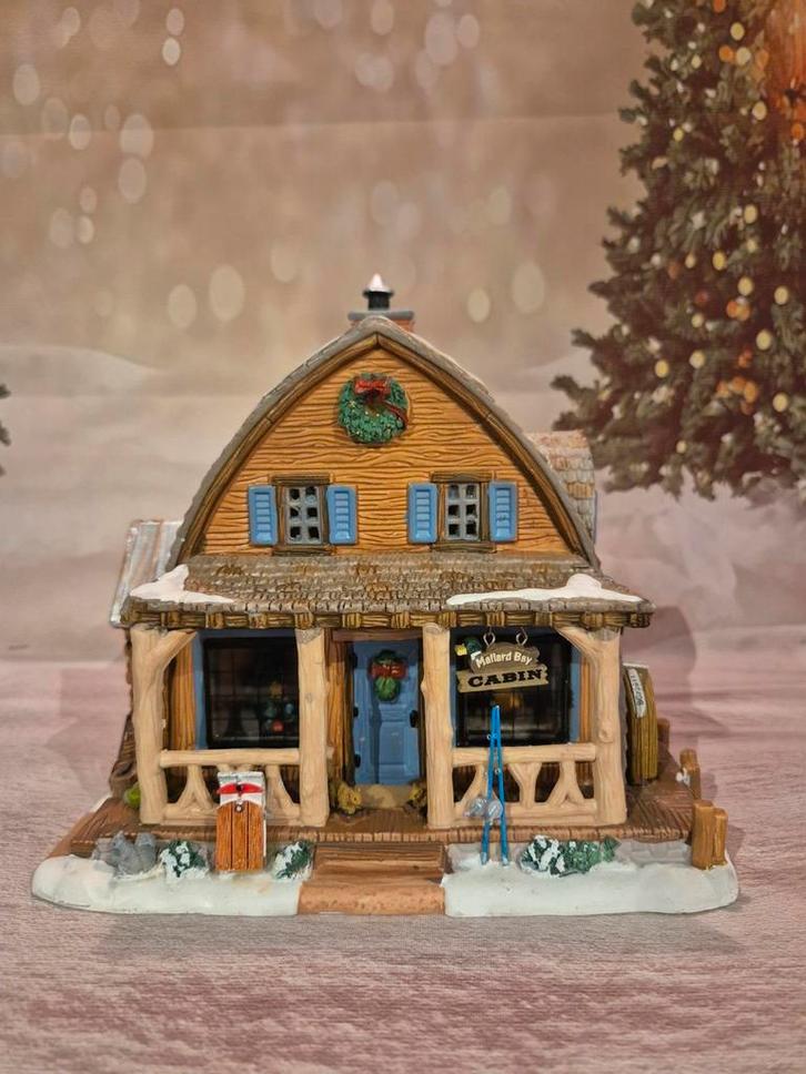 Lemax Mallard Bay cabin, Diversen, Kerst, Zo goed als nieuw, Ophalen of Verzenden