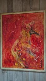 Abstract Schilderij - Tony Lanza '69, Antiek en Kunst, Kunst | Schilderijen | Klassiek, Ophalen of Verzenden