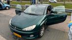 Peugeot 206 1.6 16V CC 2002 Groen, Auto's, Peugeot, Origineel Nederlands, Te koop, Benzine, 4 stoelen