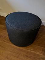 Grijze Ikea poef, Ophalen, Rond, Minder dan 50 cm, Zo goed als nieuw