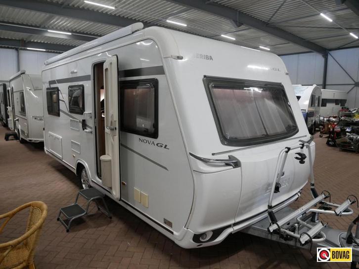 Eriba Nova GL - 60 edition 495 Mover, Luifel, Fietsenrek, Caravans en Kamperen, Caravans, Bedrijf, tot en met 4, 1250 - 1500 kg