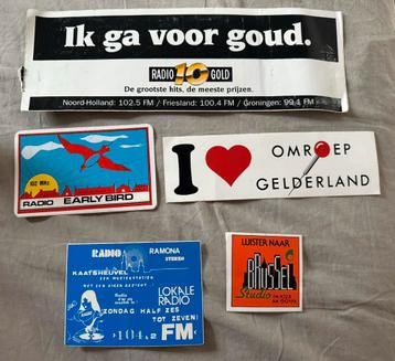 Stickers ~ Radio FM Omroepen beschikbaar voor biedingen