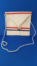 Handtasje van postzak, PTT Post zak, 18x19 cm. (3) 7A8, Handtas, Gebruikt, Ophalen of Verzenden, Zwart