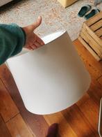 Lichtgrijze lampenkap, Ophalen, Zo goed als nieuw, Rond, 25 tot 50 cm