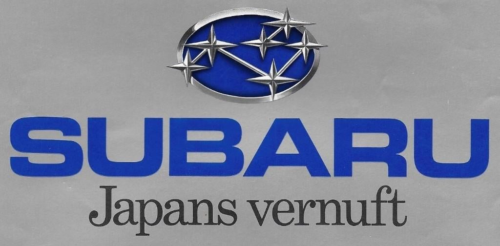 Subaru japans vernuft folder 1983 (sub 01), Ophalen of Verzenden, Zo goed als nieuw, Overige merken