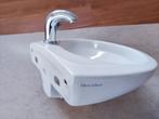 Villeroy & Boch Fontijn met Grohe kraan, Ophalen, Zo goed als nieuw, Chroom, Wastafel