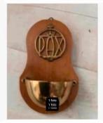 Korting Wijwater bakje Brocante, PAX, 14 x 9 cm, Antiek en Kunst, Antiek | Religie, Ophalen of Verzenden