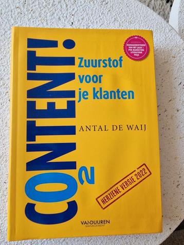 Antal de Waij - Content, 2e editie beschikbaar voor biedingen