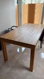 Houten eettafel zonder stoelen., Gebruikt, 150 tot 200 cm, Vier personen, Rechthoekig