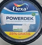 Latex 12.5 L Flexa Powerdek Ral 9010, Doe-het-zelf en Verbouw, Verf, Beits en Lak, Ophalen, Nieuw, Wit
