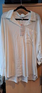 Witte linnen blouse HEMA - Maat XL, Kleding | Dames, Blouses en Tunieken, Wit, Maat 46/48 (XL) of groter, Nieuw, Ophalen of Verzenden