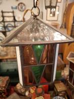 Art Deco Glas-in-lood Hallamp, Antiek en Kunst, Ophalen of Verzenden