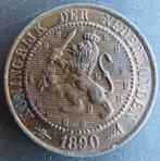 2,5 CENT 1890, Postzegels en Munten, Munten | Nederland, Overige waardes, Koning Willem III, Losse munt, Verzenden