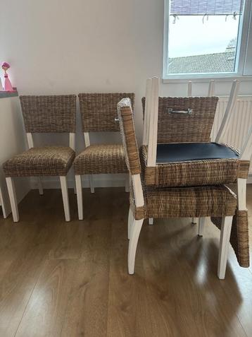 * 6 eettafel stoelen Riviera Maison *