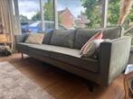 BePureHome Rodeo 3-zitsbank - army green (gerecycled leer), Ophalen, Gebruikt, 150 tot 200 cm, Tweepersoons