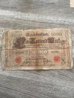 Reichbanknote 1000 Mark 1910, Postzegels en Munten, Bankbiljetten | Europa | Niet-Eurobiljetten, Ophalen of Verzenden