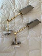 2 Bankamp Wandlampen met dimmer en halogeen, Ophalen of Verzenden, Gebruikt