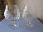 Vijf mooie geslepen bohemian crystal Brandy / cognac glazen, Antiek en Kunst, Antiek | Glas en Kristal, Verzenden