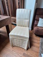4x eettafelstoelen, Ophalen, Gebruikt, Plinten