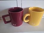 2 Douwe Egberts mokken., Huis en Inrichting, Keuken | Servies, Ophalen of Verzenden, Zo goed als nieuw, Overige stijlen, Kop(pen) en/of Schotel(s)