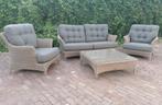 4so 4 seasons outdoor wicker loungeset Valentine, Ophalen, 5 zitplaatsen, Bank, Zo goed als nieuw
