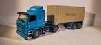 Tekno Scania 143M met containeroplegger., Ophalen of Verzenden, Gebruikt, Bus of Vrachtwagen, Tekno