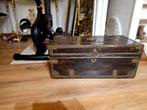 Antieke grote koffer/ kist, Antiek en Kunst, Ophalen of Verzenden