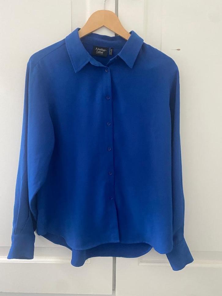 Kobalt blauwe blouse another label maat m, Kleding | Dames, Blouses en Tunieken, Zo goed als nieuw, Maat 38/40 (M), Blauw, Ophalen of Verzenden