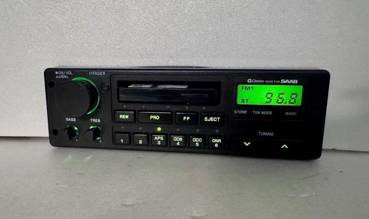 Saab Clarion Classic autoradio cassette PU9060, Auto diversen, Autoradio's, Gebruikt, Ophalen of Verzenden