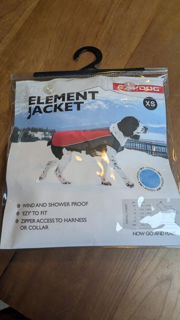 Hondenjas xs Ezydog., Dieren en Toebehoren, Ophalen of Verzenden, Nieuw, Hondenjas