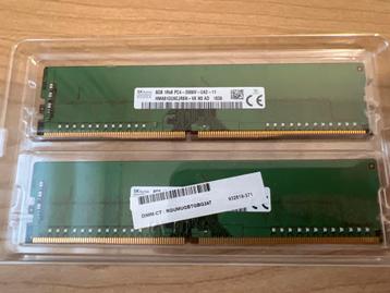16GB (2x8GB) DDR4 RAM Geheugen beschikbaar voor biedingen
