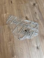 Neon licht - Henna night, Hobby en Vrije tijd, Ophalen, Nieuw, Overige