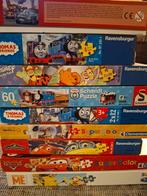 Kinderpuzzels Thomas de Trein, wall E, Cars, Winnie the Pooh, Ophalen of Verzenden, 10 tot 50 stukjes, Gebruikt, 2 tot 4 jaar