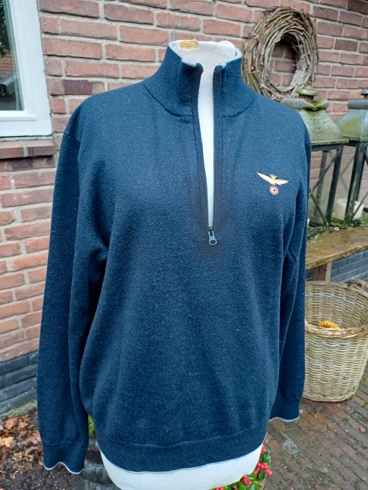 Schipperstrui wollen trui S M Aeronautica Militare designer, Kleding | Heren, Truien en Vesten, Zo goed als nieuw, Maat 48/50 (M)