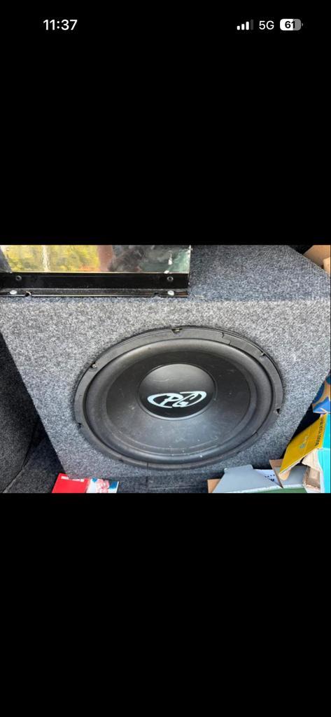 Phoenix Gold Subwoofer + Climax Versterker, Auto diversen, Autospeakers, Gebruikt, Ophalen