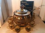 Booms , Antieke Bowlset met gouden banden 12 delig, Antiek en Kunst, Antiek | Glas en Kristal, Ophalen
