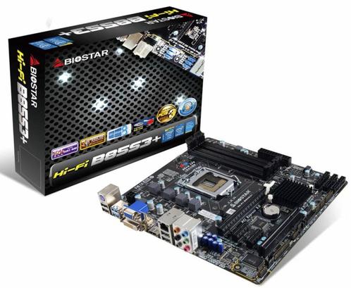 Biostar Hi-Fi B85S3+ socket 1150, Computers en Software, Moederborden, Gebruikt, DDR3, Verzenden