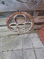 Oude gietijzeren raamdecoratie, Ophalen of Verzenden