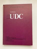 Handleiding UDC Zoekgebieden constructie gebruik, Boeken, Studieboeken en Cursussen, Ophalen of Verzenden, W.F. de Regt en Ing. J.H.