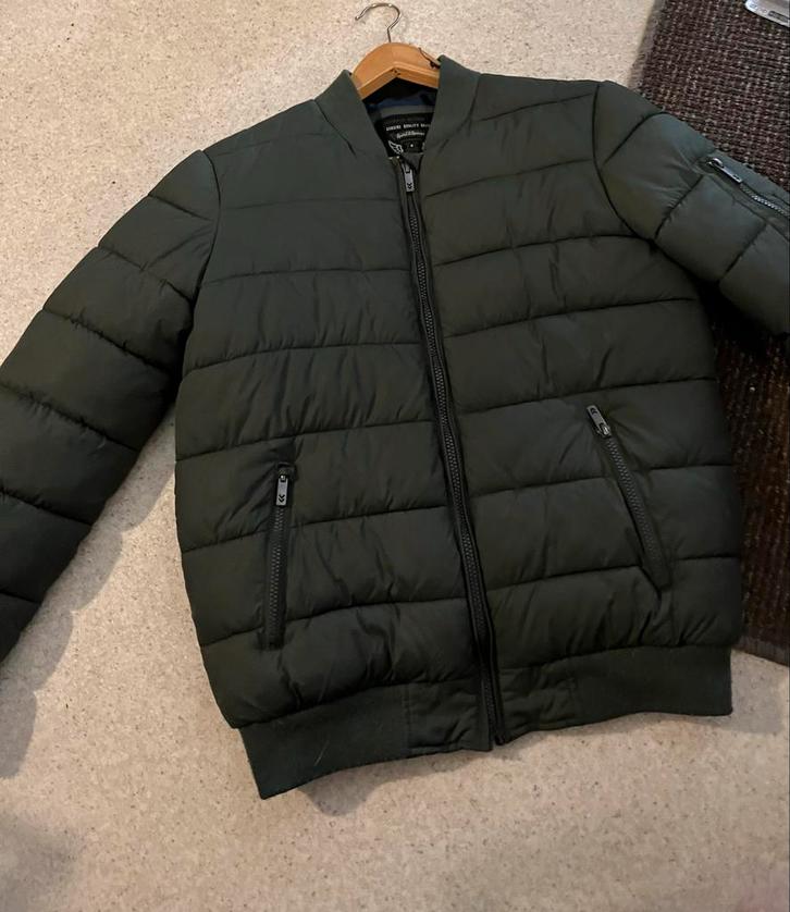 Winterjas Jongen Maat 170, Kleding | Heren, Jassen | Winter, Zo goed als nieuw, Overige maten, Groen, Ophalen