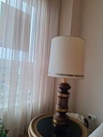 Tafellamp houten poot, Huis en Inrichting, Ophalen, Zo goed als nieuw, Minder dan 50 cm