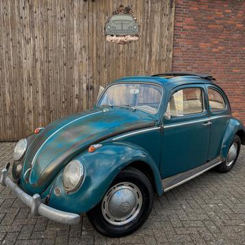 Volkswagen Kever 1961 Ragtop patina project Käfer Bug Cox