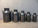 Pewter tin kleine melkbussen, Antiek en Kunst, Antiek | Tin, Ophalen of Verzenden
