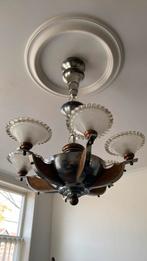Artdeco luchter, Ophalen, Zo goed als nieuw, Glas, Artdeco