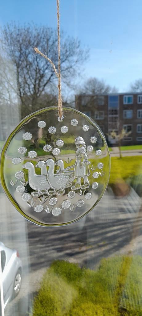 Suncatcher # vintage raamhanger van glas, Antiek en Kunst, Antiek | Glas en Kristal, Ophalen of Verzenden