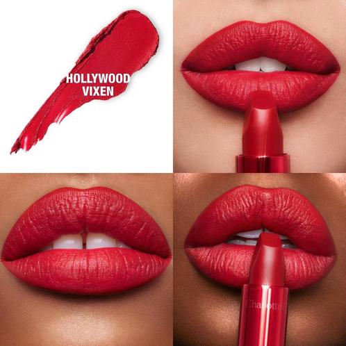 Charlotte Tilbury Lipstick Hollywood Vixen, Sieraden, Tassen en Uiterlijk, Uiterlijk | Cosmetica en Make-up, Nieuw, Lippen, Rood