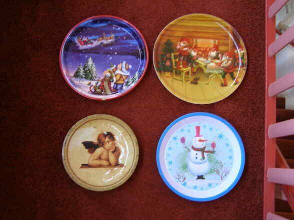 Drie leuke dienbladen/schalen, Diversen, Kerst, Ophalen of Verzenden, Zo goed als nieuw