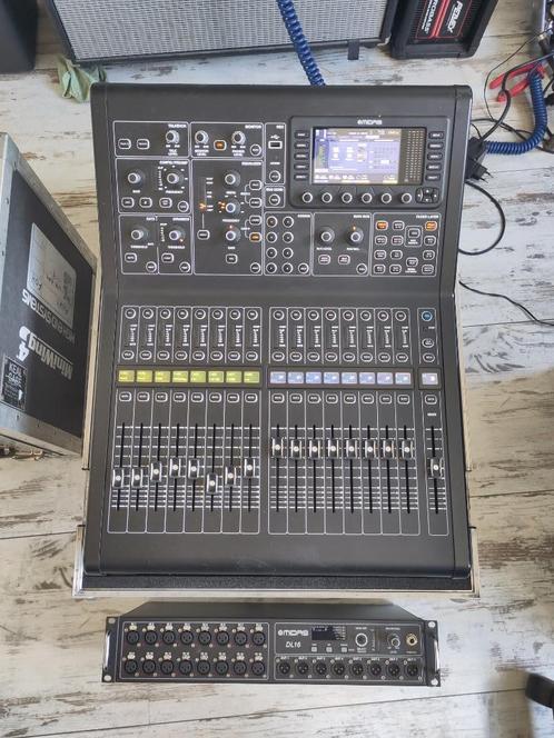 Midas M32R + DL16, Muziek en Instrumenten, Mengpanelen, Gebruikt, 20 kanalen of meer, Microfooningang, Ophalen